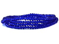 Armband mit Kristallperlen, Crystal Glasperlen, Gummiband, royalblau, Länge ca. 40cm